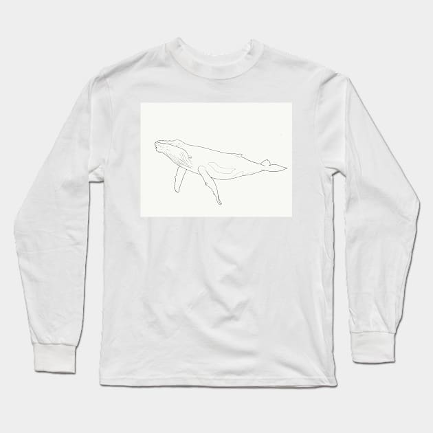 Save the Whales Long Sleeve T-Shirt by from_the_dark_of_the_moon_